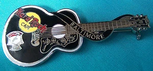 BALTIMORE ELVIS PRESLEY DEAD ROCKER ACOUSTIC GUITAR SERIES Hard Rock Cafe PIN - Picture 1 of 1