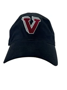 Unisex Under Armour Black Baseball Cap Adjustable Fit V emblem in Maroon & Gray - Picture 1 of 13