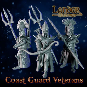 Coast Guard Veterans x10 - Landor Miniatures - Picture 1 of 2