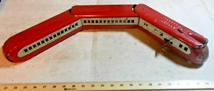 Marx M10000 UP Streamliner Red & Silver Lithographed Windup 3 Piece O Gauge (V) - Picture 1 of 9