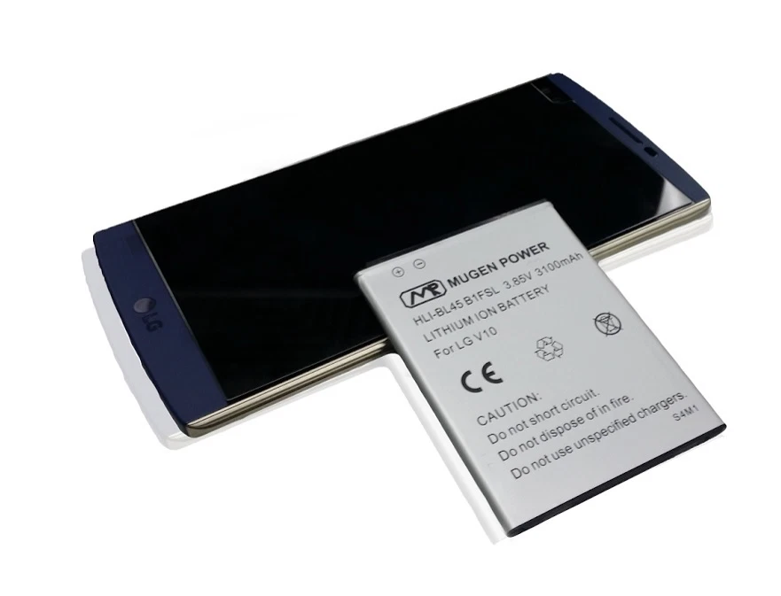 OEM Mugen Power 3100mAh Slim Extended Battery For LG V10 Verizon Sprint AT&T - Image 1 of 1