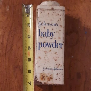 Vintage johnsons baby powder tin - Picture 1 of 7