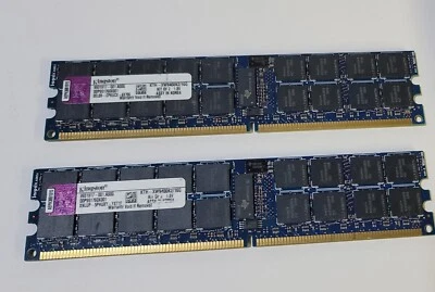 KINGSTON KTH-XW9400K2/16G 32GB 2x16GB PC2-5300P DDR2 667MHz Server Memory RAM - Image 1 of 2