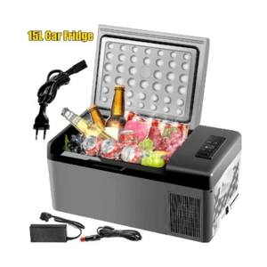 Frigo Congelatore Portatile 15lt per Auto 12V 24V Camper Barca Camion -20 +10°C - Imagen 1 de 6