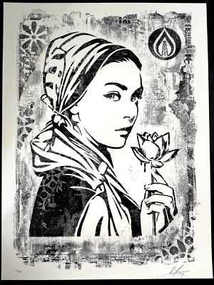 A - Shepard Fairey - Damaged Series - Natural Springs - 2017 - # 161/400 - Image 1 of 3