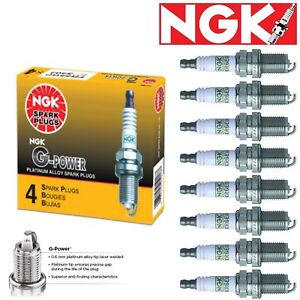 8 Pack NGK G-Power Spark Plugs 1975-1991 Ford E-250 Econoline Club Wagon