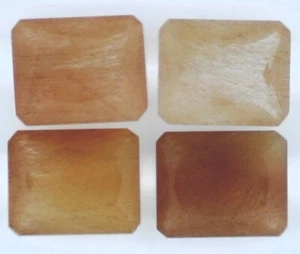 CUARZO BRONCEADO RUTILADO 14 x 10 MM CORTE ESMERALDA TODO NATURAL VENDIDO POR PIEDRA F-464 - Imagen 1 de 1