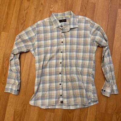 Camisa de vestir Robert Talbott a medida para hombre manga larga XXL Foto 1 de 4