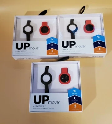 Lot Of 3  UPmove By Jawbone Wireless Activity Tracker And Sleep Tracker New - Image 1 of 3