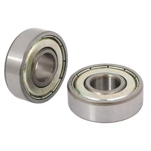 2 Pcs 6201Z Dual Metal Shields Deep Groove Ball Bearing 12mm x 32mm x 10mm - Picture 1 of 1