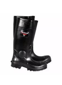 Size UK 10 Cofra Tanker S5 Steel Toe Cap Safety Wellies Wellington Black - Picture 1 of 1
