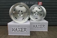Haxer HX029 style 4x16 inch R16 5x112 alloys Silver + Pol Lip 8j+9j ET20 Felgen