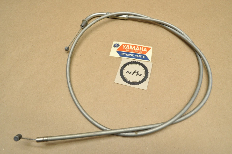 NOS Yamaha 1973 TX650 1970-71 XS1 1972 XS2 Throttle Cable #2 256-26312-00 - Image 1 of 1