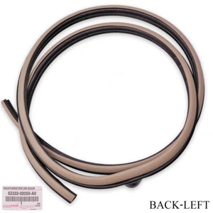 Rear Left Door Rubber Weatherstrip Seal For Toyota Corolla Altis 2001 2007 - Imagen 1 de 8