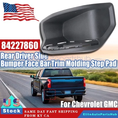 New Bumper Face Bar Trim Molding Step Pad For Chevy Rear Driver Side 84227860 - Изображение 1 из 4