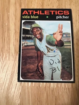 Topps 1971 - Vida Blue #544 Foto 1 de 2