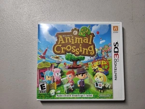 SOLO ESTUCHE Y MANUAL CON INSERTOS SIN JUEGO: Animal Crossing New Leaf (Nintendo 3DS) - Imagen 1 de 3
