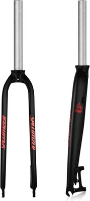 ZTZ 1-1/8" 26/27.5/29" Aluminum Alloy Rigid MTB Fork, Mountain Bike Front Forks - Image 1 of 4