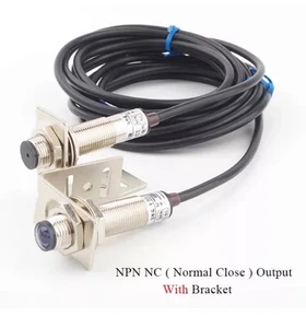 E3F-20L/20C2 M12 NPN NC Laser Einweg Lichtschranke Detektor Schalter - Bild 1 von 11