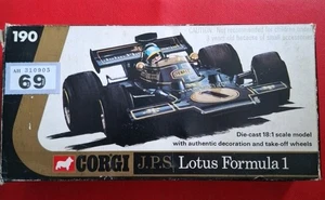 69. Corgi 190 JPS Lotus F1 - Boxed - Excellent Condition In Original Box - Picture 1 of 18