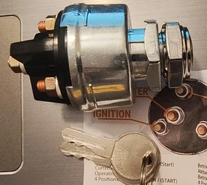 Universal Ignition Switch 4 Position Car, Forklift CLARK,CROWN - Picture 1 of 4