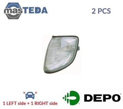 440-1504R-AE-C INDICATOR LIGHT BLINKER LAMP PAIR FRONT LORO 2PCS NEW - Image 1 of 4