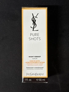 YSL Pure Shots Night Reboot Serum 1oz/30ml Brand New Sealed - Picture 1 of 1
