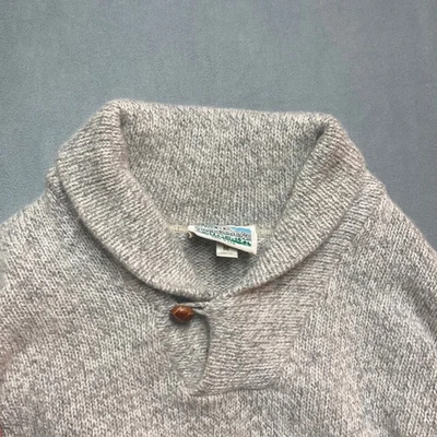 Suéter de Pescador Cuello Chal Timberline De Colección Para Hombres M Beige Mezcla de Lana Hecho en EE. UU. Foto 1 de 4