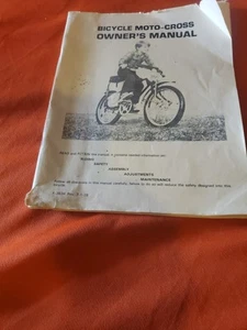 Bicicleta Murray original 1976 Moto-Cross manual del propietario - Imagen 1 de 3