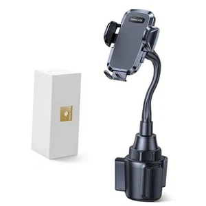 Cup Holder Phone Mount - Universal Adjustable Car Cell Phone Mount Gooseneck - Afbeelding 1 van 7