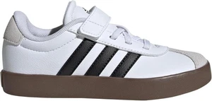 adidas Unisex Kids VL Court 3.0 EL C Skateboarding Elastic Lace White New - Picture 1 of 6