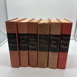 The Second World War Winston Churchill Complete 6 Volume Set 1948-1953, WWII - Foto 1 di 23
