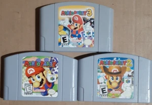 Mario Party 1 2 3 (Nintendo 64 N64) Original Authentic Game Bundle Lot Getestet - Bild 1 von 2