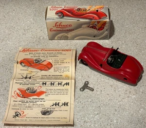 1950's US Zone Schuco #4001 Examico Tin Wind-up BMW 328 Tinplate w/Box - Picture 1 of 12