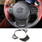 Real Carbon Fiber Interior Steering Wheel Panel Cover For Toyot Supra A90 2019 And 