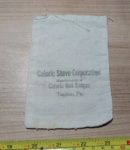 Vintage Caloric Stove Corporation Gas Ranges Topton PA Advertising Bag - Picture 1 of 3