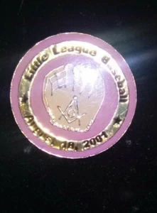 Tack Pin Little League Baseball August 18 2001 - Bild 1 von 2