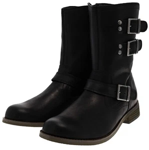 Botas de cuero para mujer Harley-Davidson D84751 DORILEE negras - Imagen 1 de 9