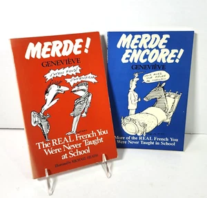 Merde! Genevieve: The Real French You Were Never Taught & Merde Encore!-M. Heath - Imagen 1 de 12