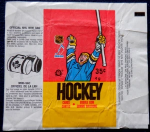 O-Pee-Chee NHL card / bubble gum wrapper 1987 -88, Robitaille, Ranford, Hextall - Picture 1 of 6