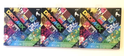 Lote de 3 paquetes idénticos Hasbro Harmonix Dropmix POP lista de reproducción nueva caja abierta 2017 Foto 1 de 3