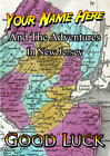 New Jersey New York Travels Good Luck A5 Personalised Greeting Card PIDZ102