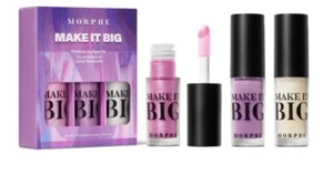 Trío de brillo labial relleno Morphe MAKE IT BIG - 0,13 fl. oz nuevo en caja - Imagen 1 de 3