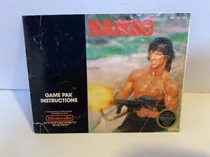 RAMBO (Nintendo NES) solo manual - Imagen 1 de 2