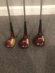VINTAGE SPALDING MATCH PLAY WOOD HEAD 1,3 & 5 Wood, Steel Regular, Made in USA - Picture 1 of 7