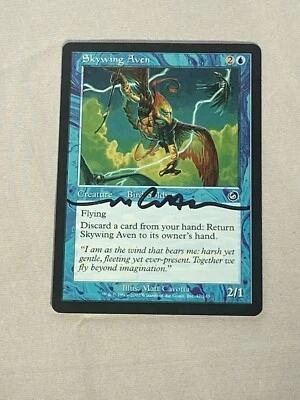 MTG Skywing Aven Artist Proof and Signature Signed Cavotta - Image 1 of 2