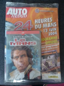 2004 Le Mans 24 Hour Official Programme English Version with Steve McQueen Dvd - Picture 1 of 3