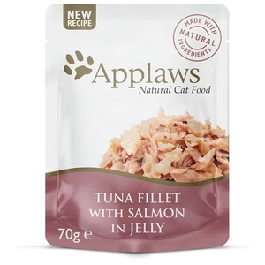 Applaws Tuna Fillet With Salmon In Jelly Cat Food Pouches 70g BBD 27/05/2024