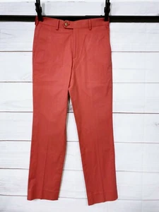 Michael Kors Girls Dress Pants Size 14R/27W Pink Flat Front Mid-Rise Pockets - Picture 1 of 6
