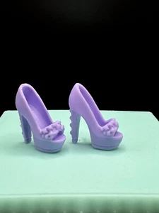 Barbie Doll Fashionistas Purple Open Toe Shoes High Heels Stilettos - Picture 1 of 3